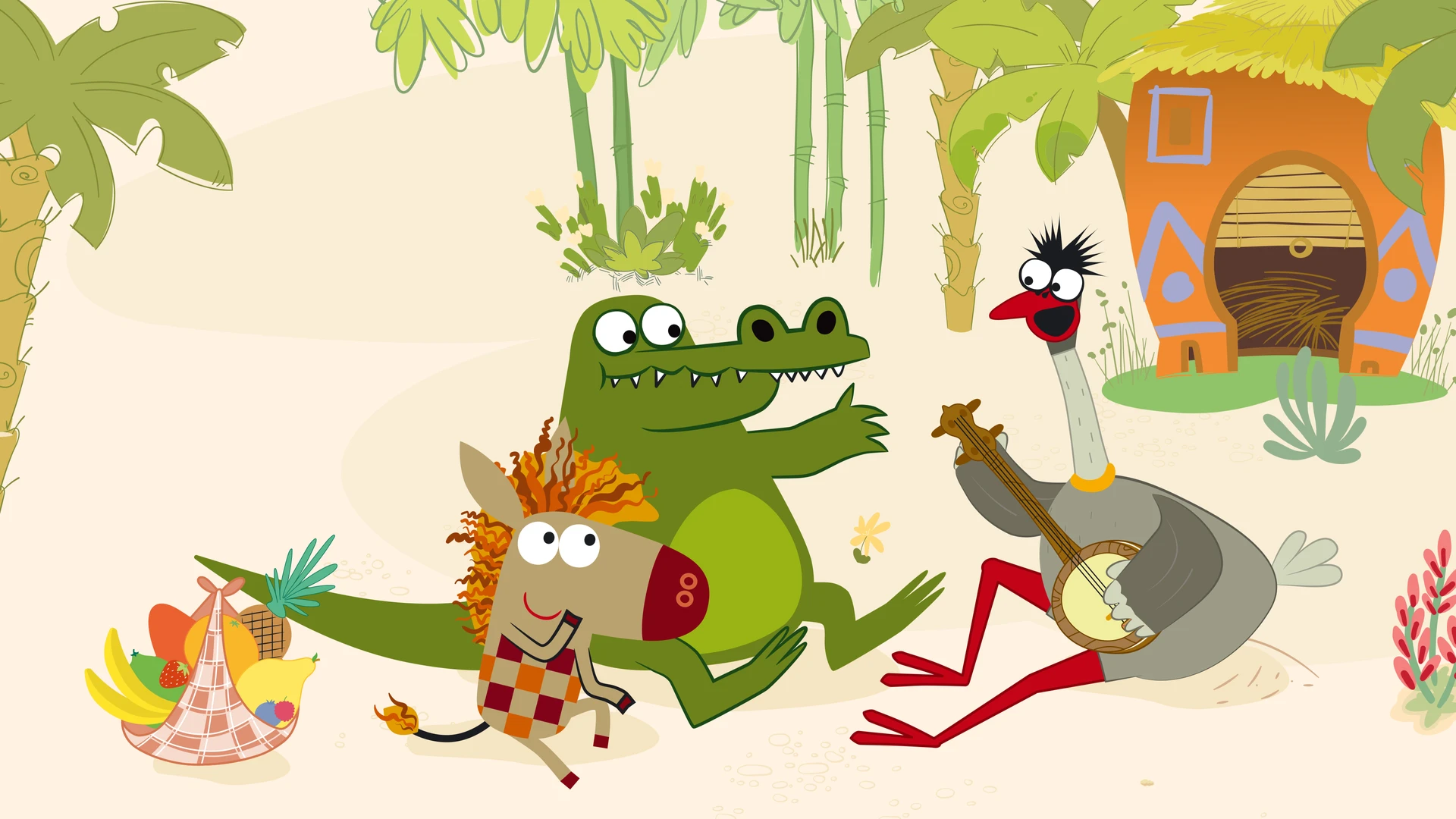 Зебра в клеточку. Музыка