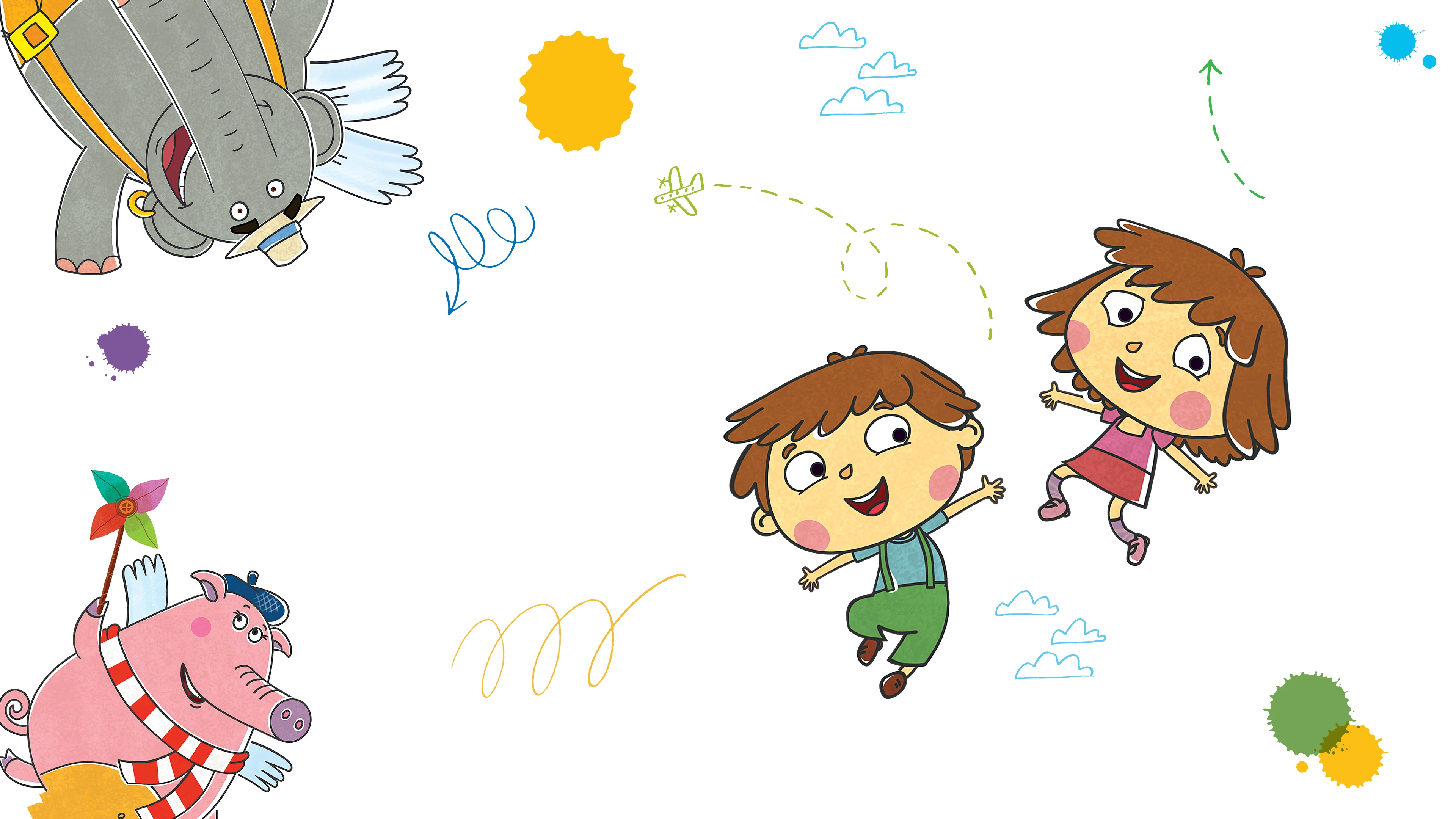 Малыши и Летающие звери