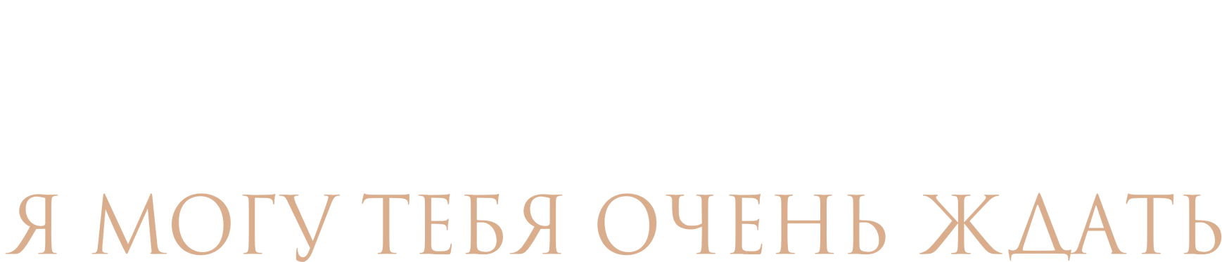 Я могу тебя очень ждать