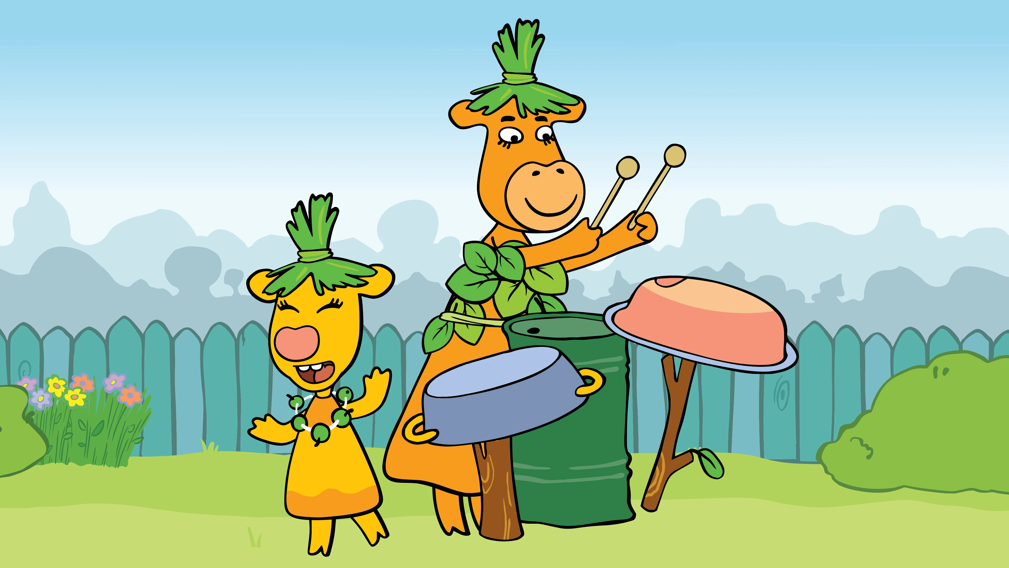 Оранжевая корова. Музыка