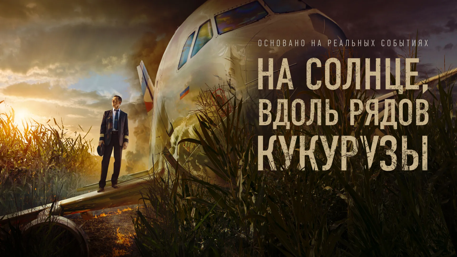 На солнце, вдоль рядов кукурузы
