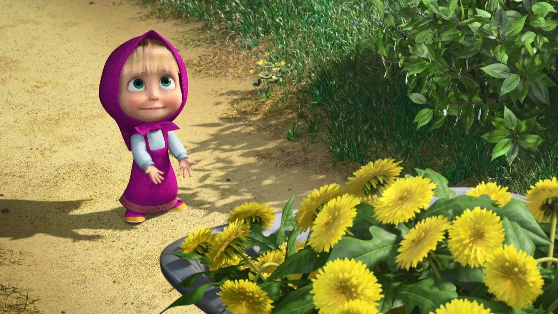 Венок из одуванчиков