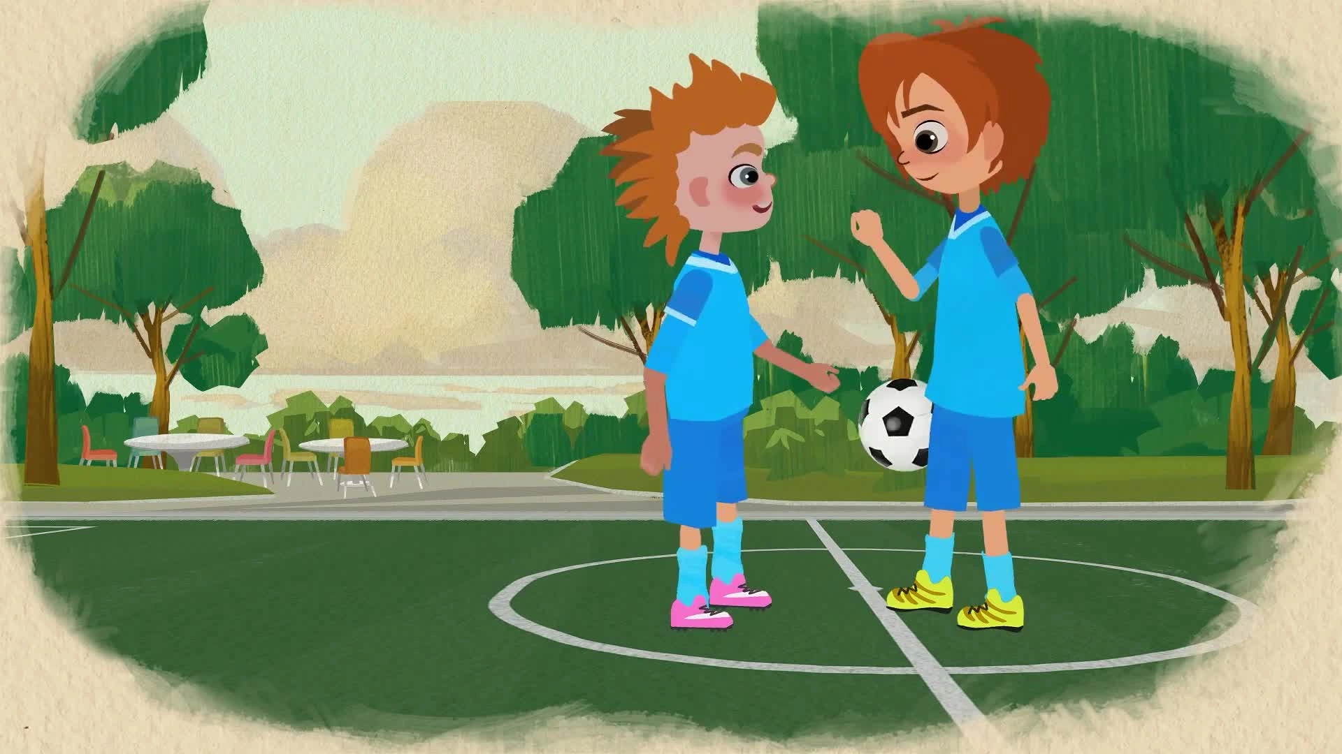 Мама, папа и футбол