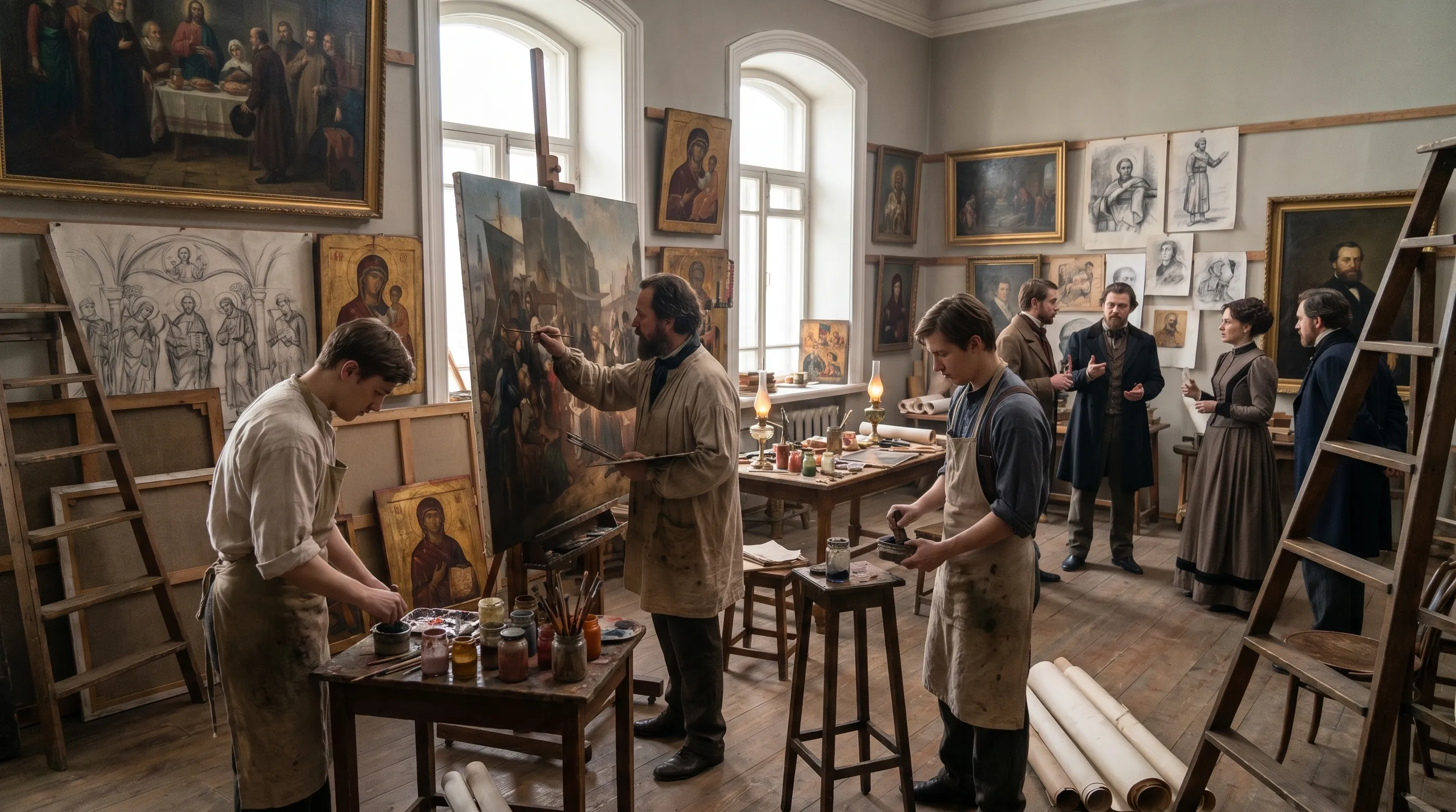 15 серия. Начинающие художники