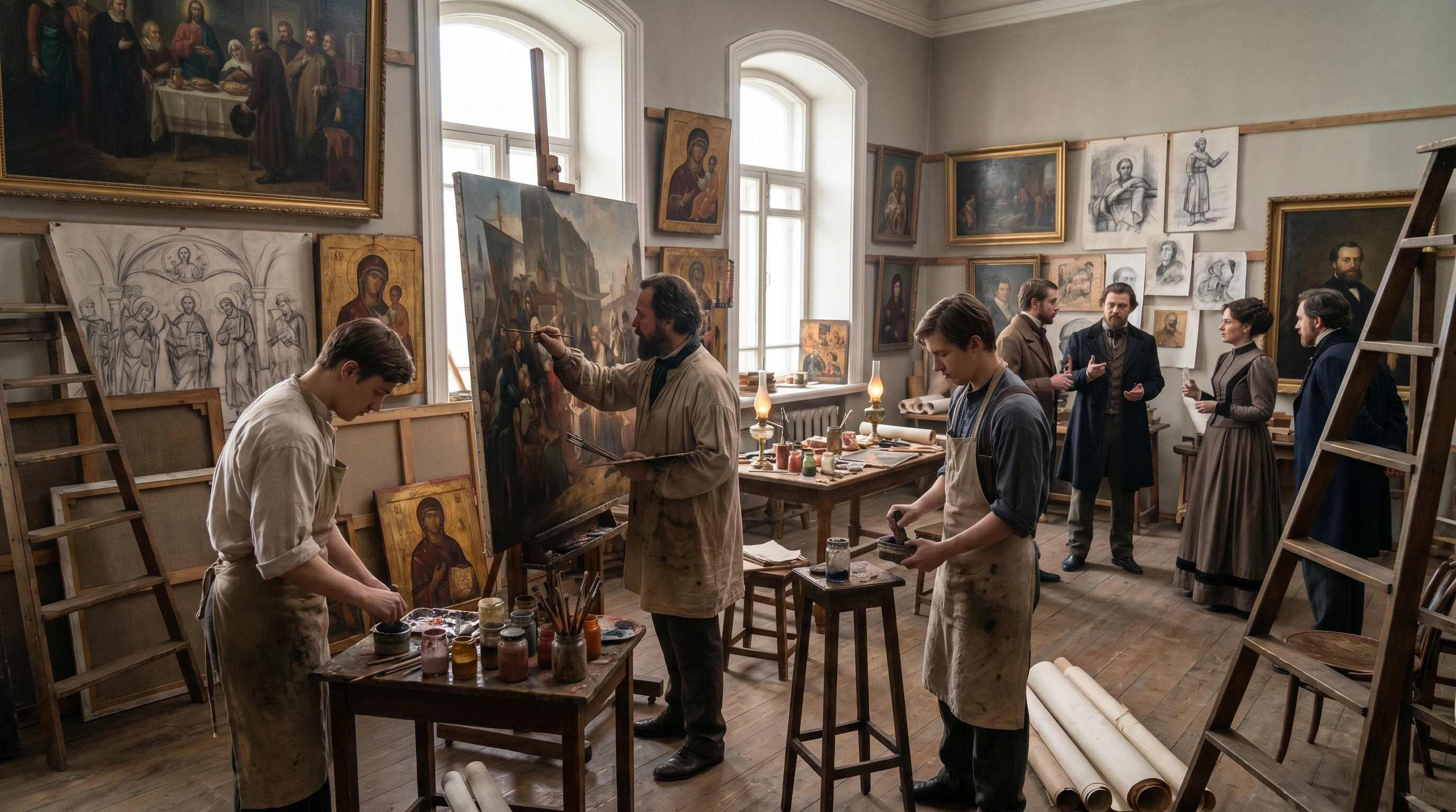 15 серия. Начинающие художники