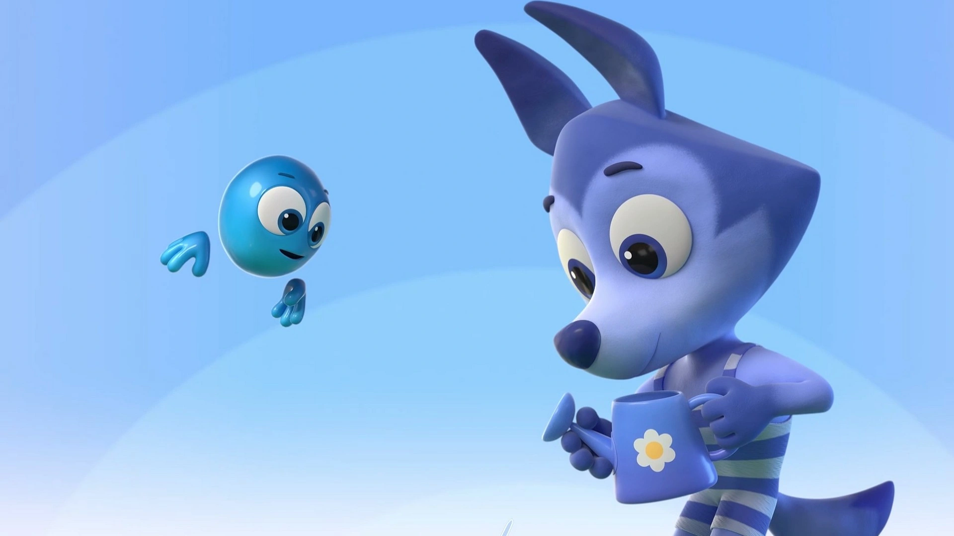 Синие цветочки