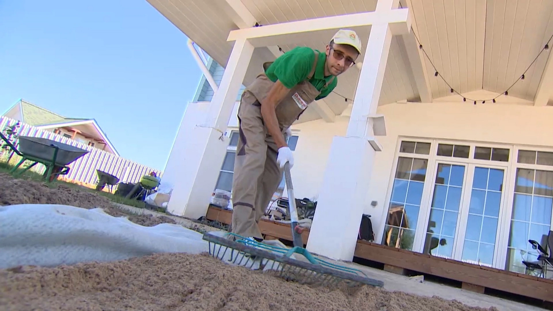 Парящая баня в экосаду