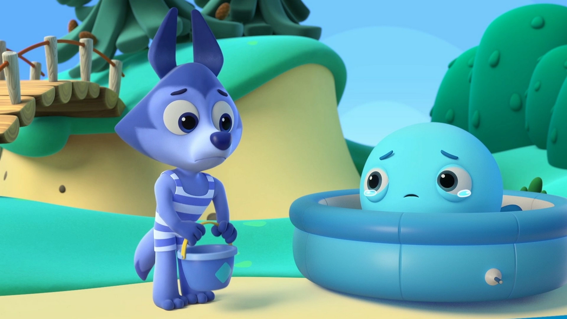 Малышу без мамы грустно