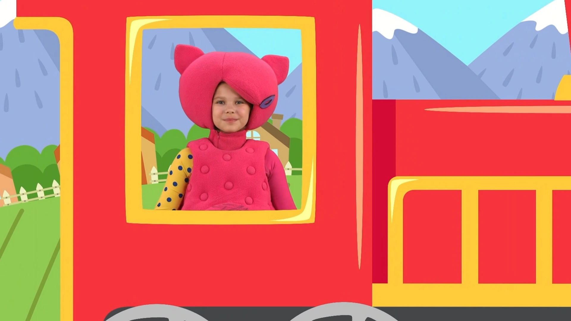 Паровозик и животные