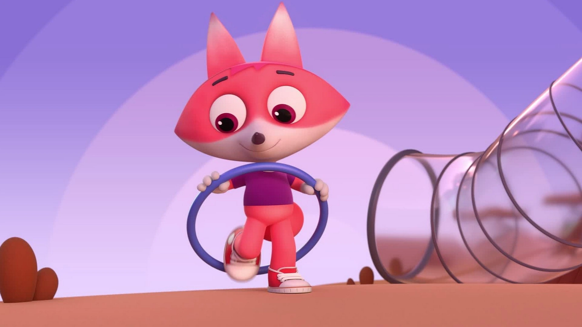 Разноцветные обручи